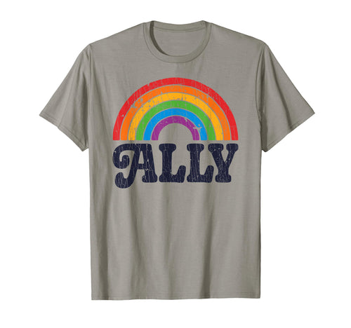 Lgbtq Ally Lesbian Gay Pride T-Shirt - Casual Everyday Wear for Adults - T-Shirt, Sweatshirt, Hoodie
