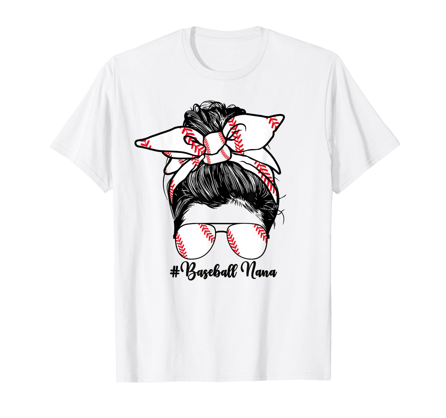 Baseball Nana Grandma From Grandson T-Shirt - Minimalist Print Unisex - T-Shirt, Sweatshirt, Hoodie