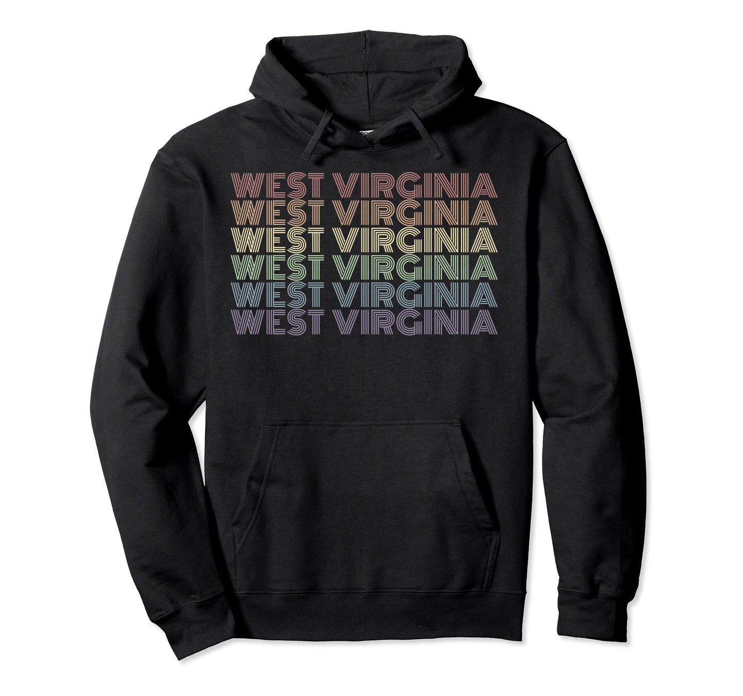 West Virginia Gay Pride Lgbt Us State Hoodie - Custom Art Print Unisex - T-Shirt, Sweatshirt, Hoodie