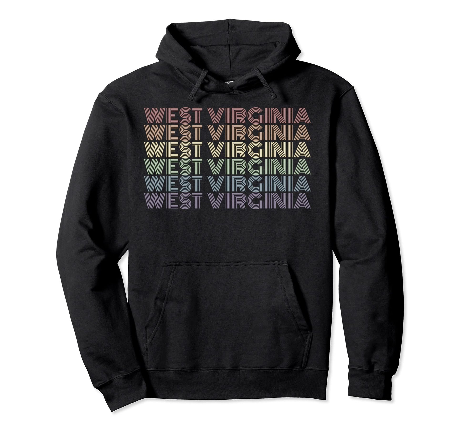 West Virginia Gay Pride Lgbt Us State Hoodie - Custom Art Print Unisex - T-Shirt, Sweatshirt, Hoodie
