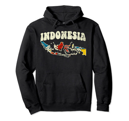 Indonesia Indonesian Country Hoodie - Casual Everyday Wear Men Women - T-Shirt, Sweatshirt, Hoodie