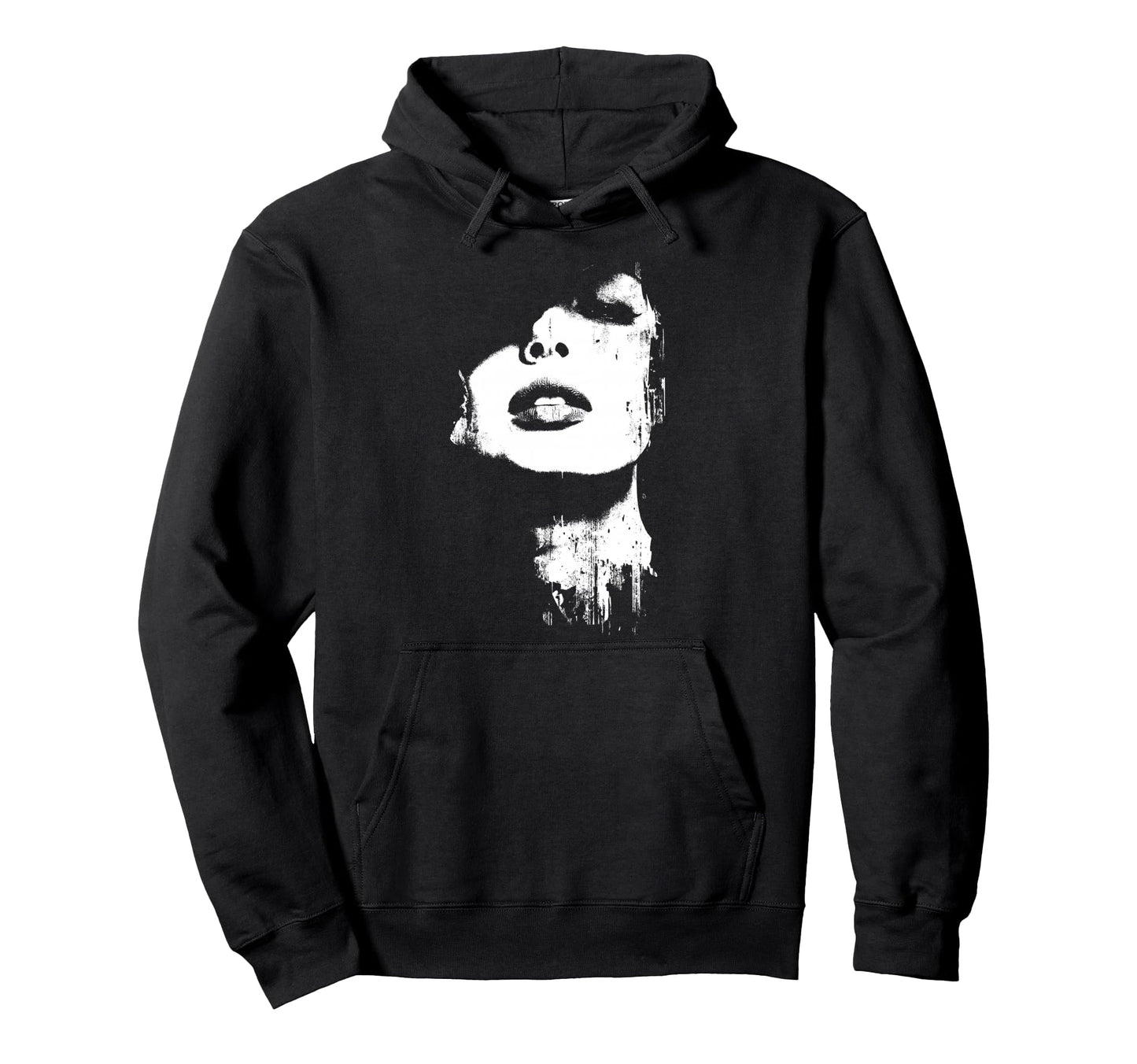 Grunge Portrait 6Xl Hoodie - Graphic Print Unisex - T-Shirt, Sweatshirt, Hoodie
