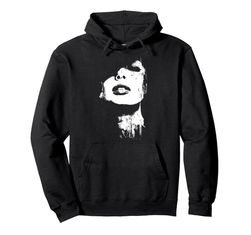 Grunge Portrait 6Xl Hoodie - Graphic Print Unisex - T-Shirt, Sweatshirt, Hoodie