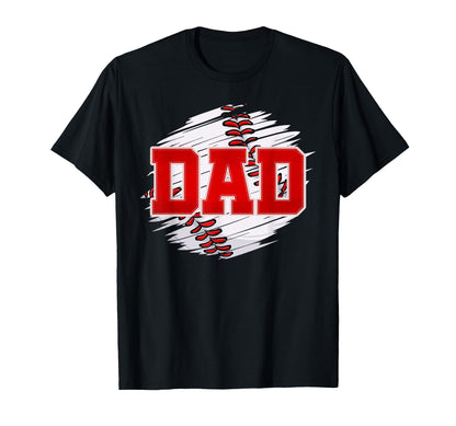 Baseball Dad Baseball Lovers Funny T-Shirt - Custom Art Print Men Women - T-Shirt, Sweatshirt, Hoodie