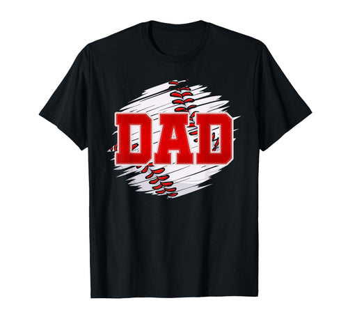 Baseball Dad Baseball Lovers Funny T-Shirt - Custom Art Print Men Women - T-Shirt, Sweatshirt, Hoodie