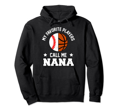My Favorites Baseball Basketball Players Hoodie - Graphic Print Men Women - T-Shirt, Sweatshirt, Hoodie