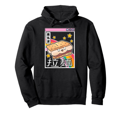 Happy Smore Digital Japan 80S Otaku Anime Hoodie - Custom Art Print Unisex - T-Shirt, Sweatshirt, Hoodie