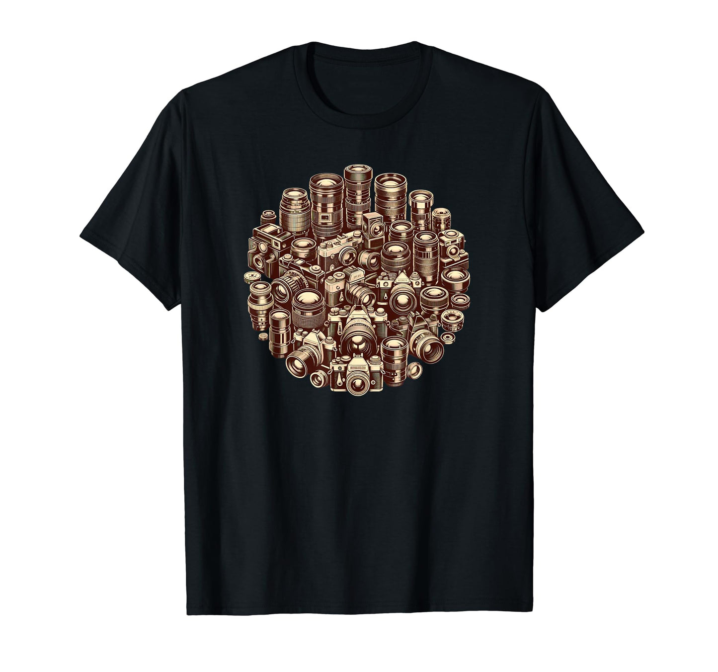 Camera Photography Equipment T-Shirt - Minimalist Print Unisex - T-Shirt, Sweatshirt, Hoodie