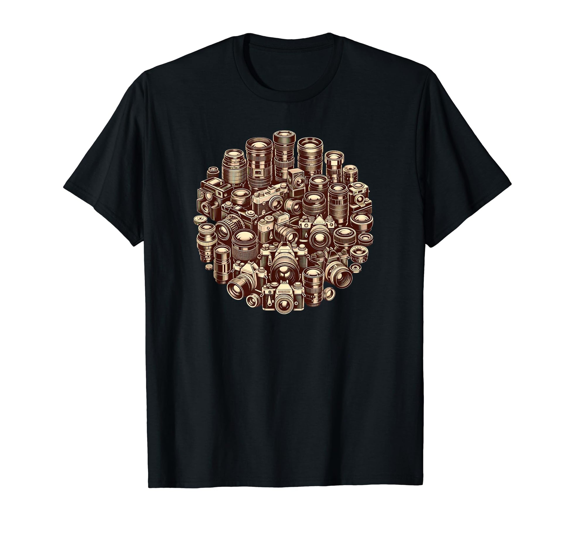 Camera Photography Equipment T-Shirt - Minimalist Print Unisex - T-Shirt, Sweatshirt, Hoodie