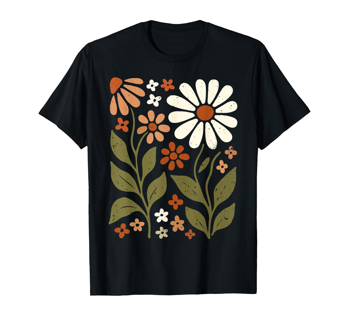 Wildflowers Flowers Pattern Summer T-Shirt - Fun Novelty Design Unisex - T-Shirt, Sweatshirt, Hoodie