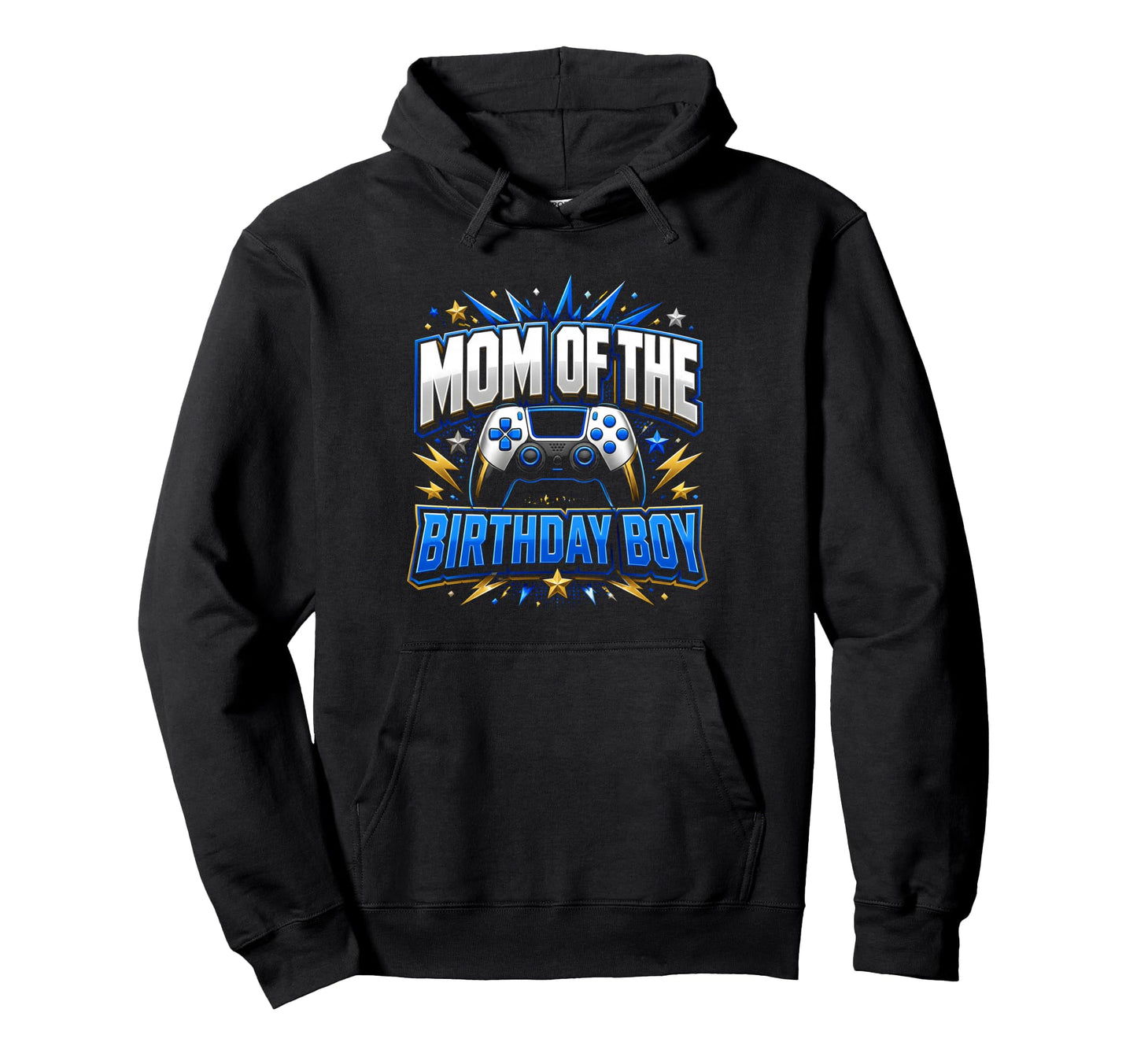 Mom Birthday Gamer Party Birthday Mom Hoodie - Trendy Graphic Men Women - T-Shirt, Sweatshirt, Hoodie