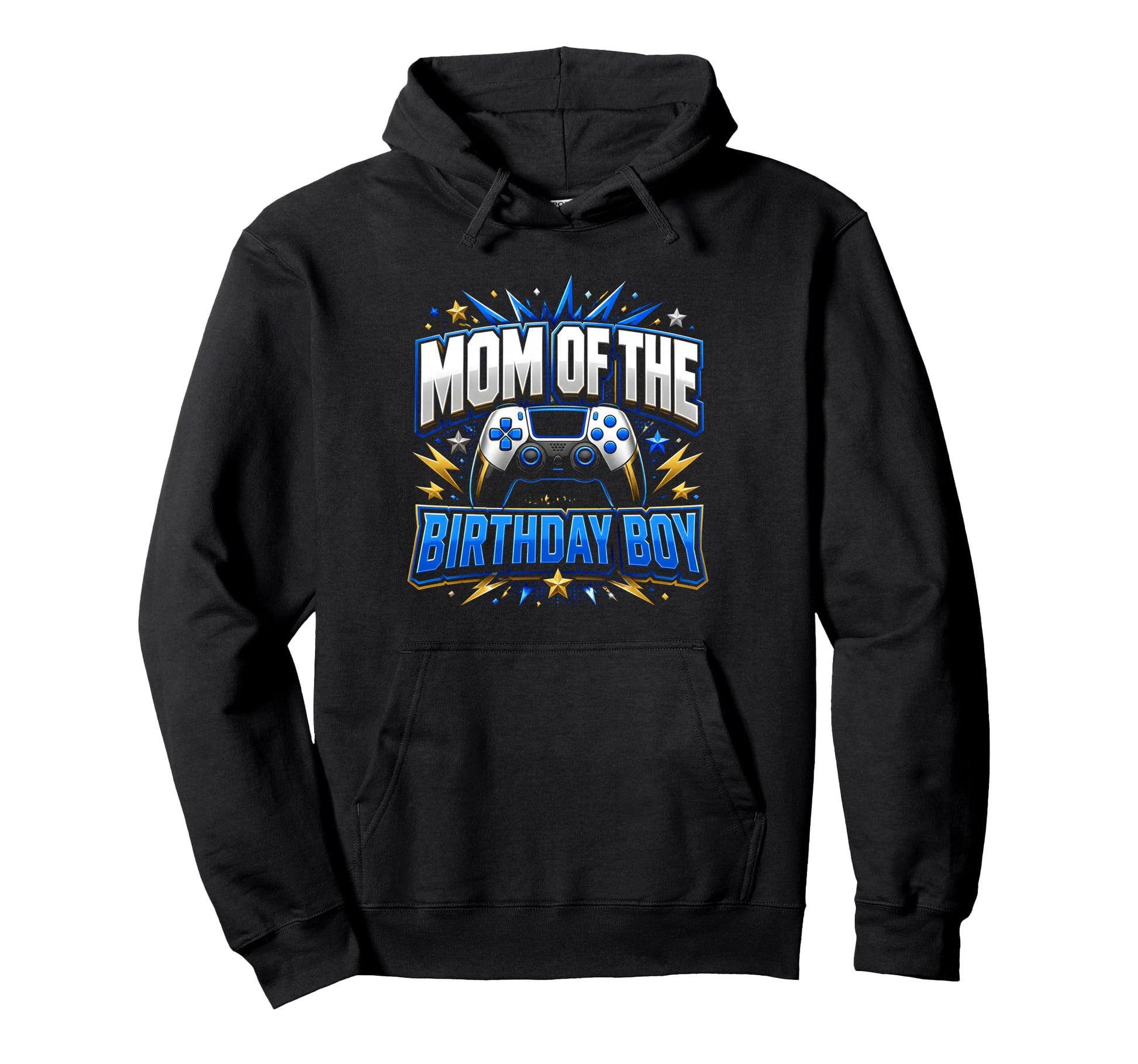Mom Birthday Gamer Party Birthday Mom Hoodie - Trendy Graphic Men Women - T-Shirt, Sweatshirt, Hoodie