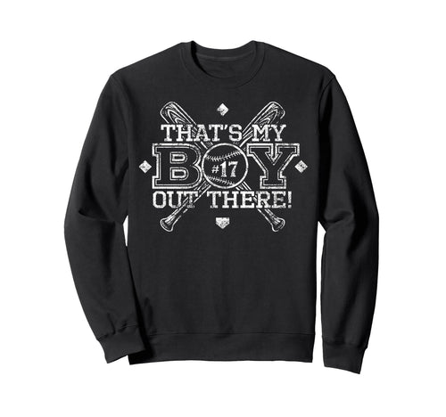 Baseball Mom Dad Thats My Proud Sweatshirt - Novelty Apparel for Adults - T-Shirt, Sweatshirt, Hoodie