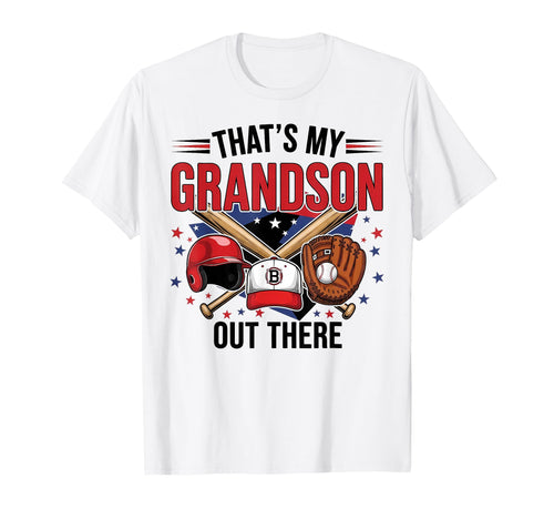 Proud Baseball Grandma Supporting T-Shirt - Casual Everyday Wear Unisex - T-Shirt, Sweatshirt, Hoodie