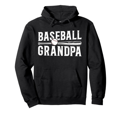 Baseball Grandpa Proud Grandpa Hoodie - Aesthetic Graphic for Adults - T-Shirt, Sweatshirt, Hoodie