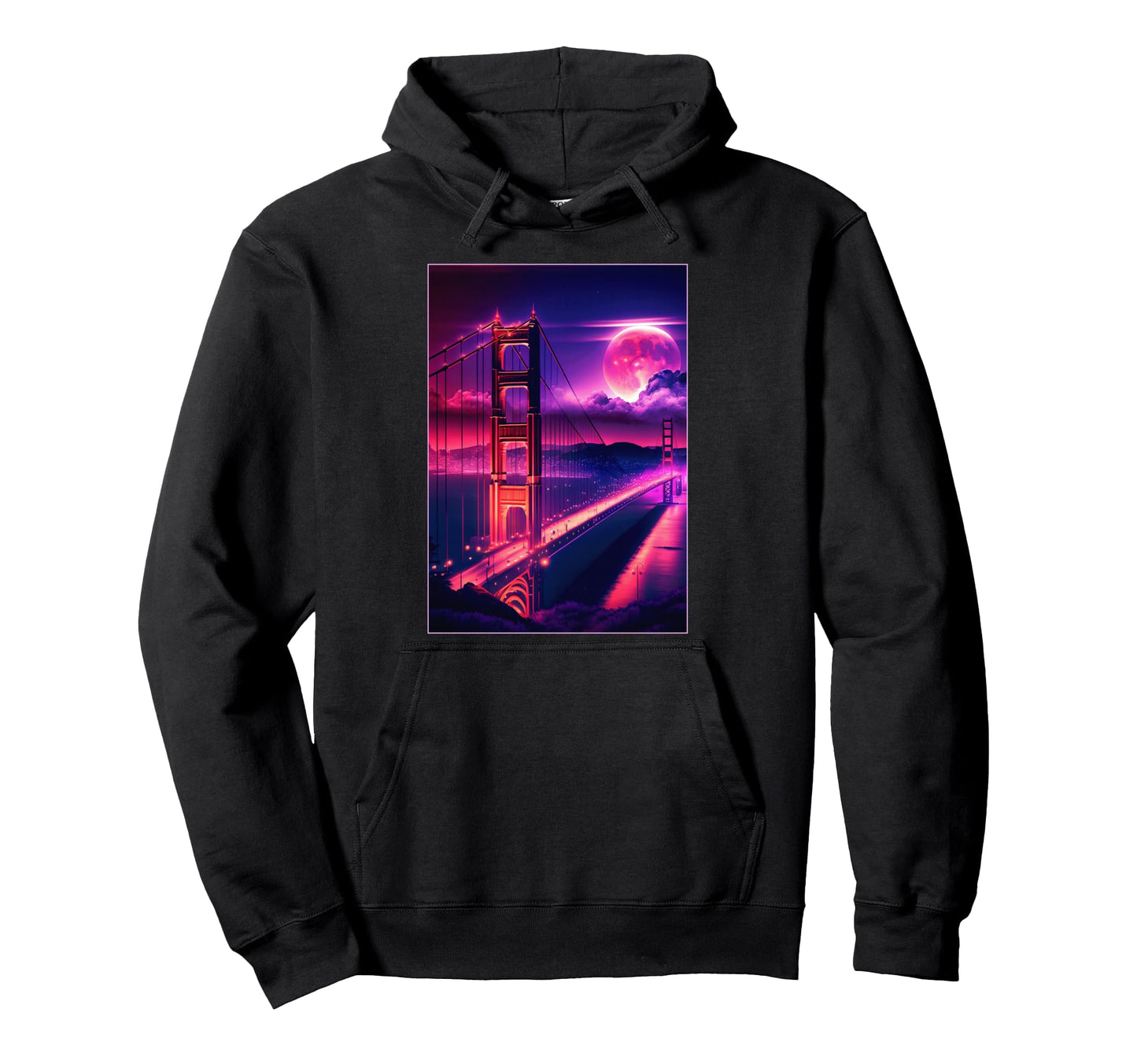 San Francisco Vaporwave Aesthetic I Hoodie - Streetwear Style for Adults - T-Shirt, Sweatshirt, Hoodie