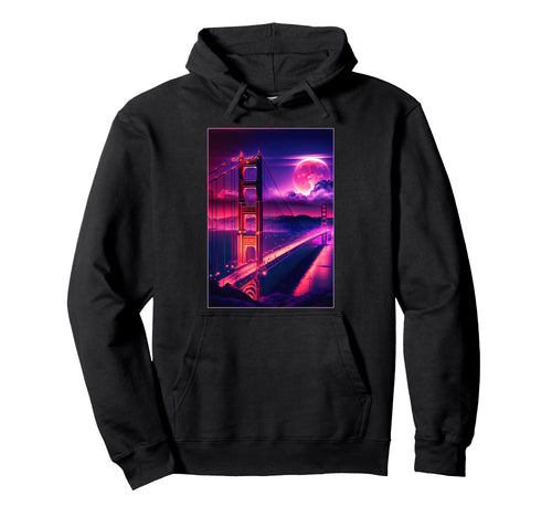 San Francisco Vaporwave Aesthetic I Hoodie - Streetwear Style for Adults - T-Shirt, Sweatshirt, Hoodie