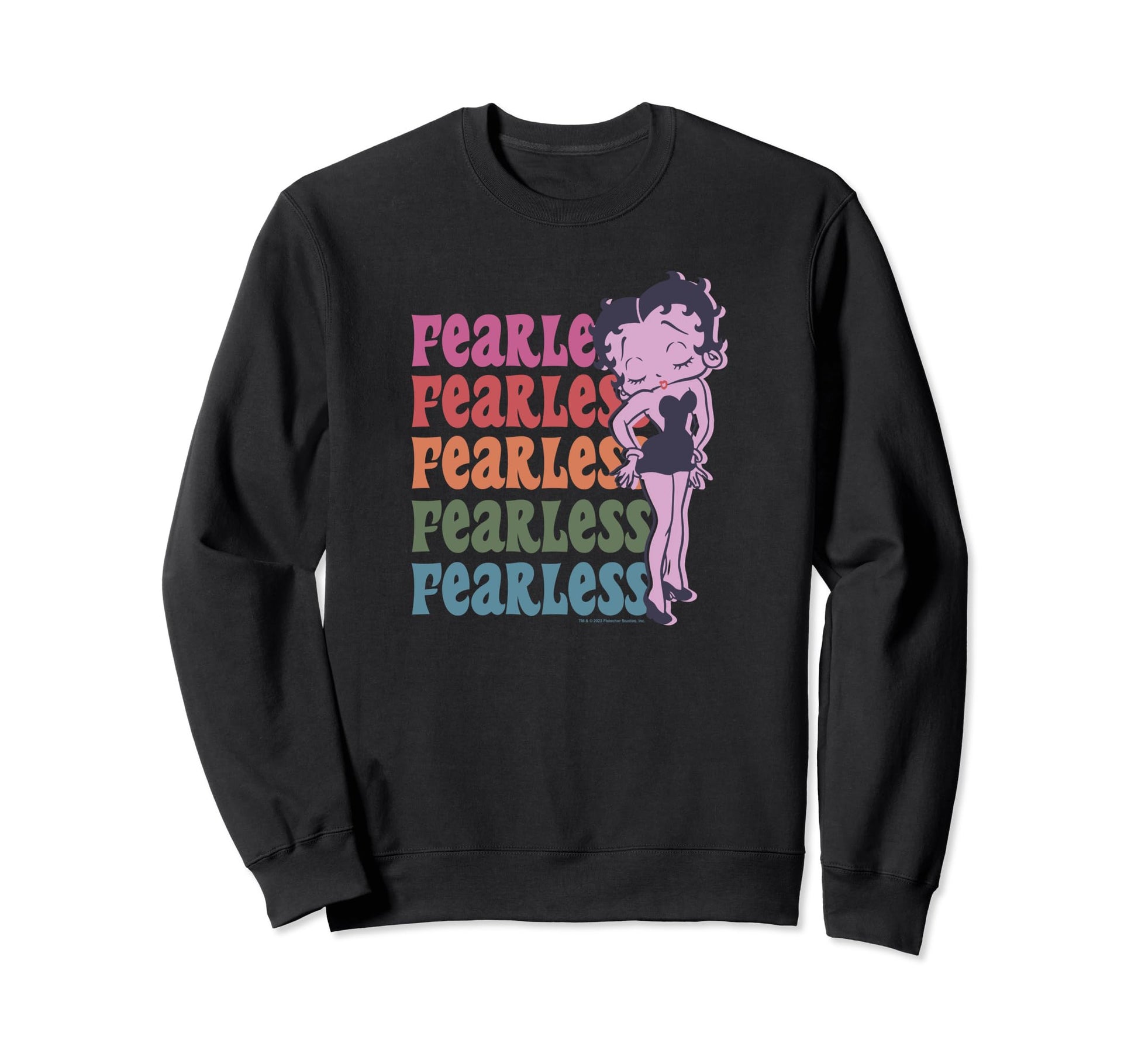 Betty Boop Pride Fearless Doll Sweatshirt - Streetwear Style Men Women - T-Shirt, Sweatshirt, Hoodie