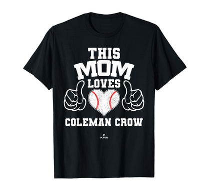 This Mom Loves Coleman Crow Prospect T-Shirt - Trendy Graphic for Adults - T-Shirt, Sweatshirt, Hoodie