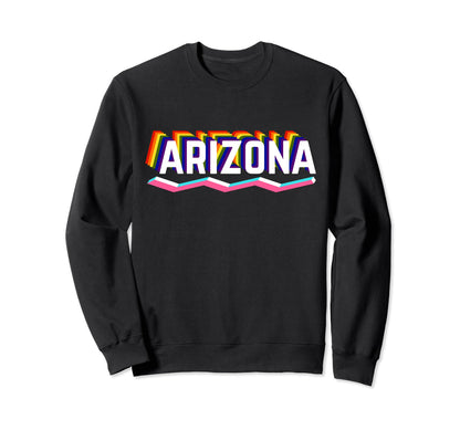 Arizona Pride Lgbtq Gay Pride Sweatshirt - Casual Everyday Wear for Adults - T-Shirt, Sweatshirt, Hoodie