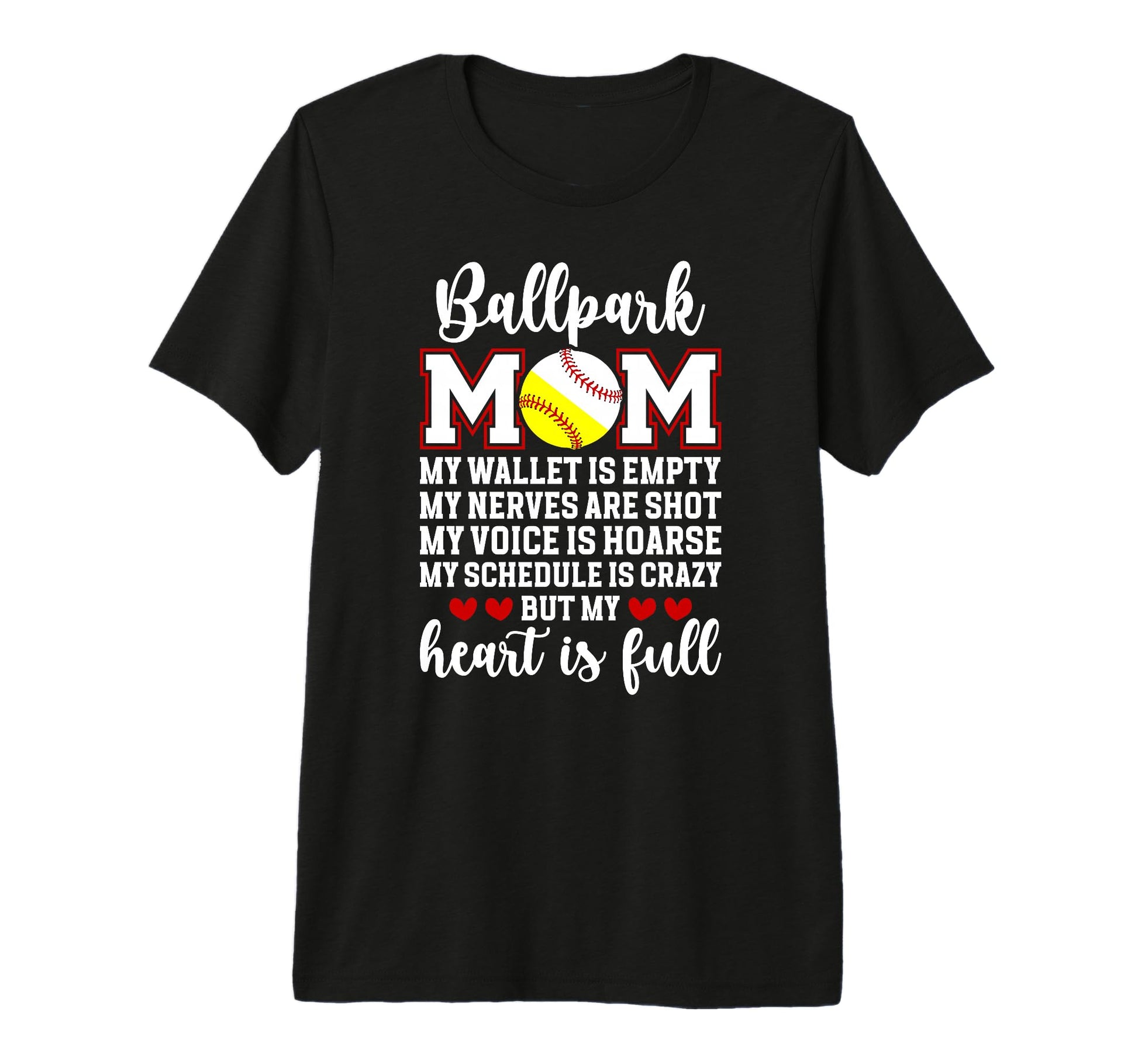 Baseball Softball Mom Proud Softball T-Shirt - Minimalist Print Men Women - T-Shirt, Sweatshirt, Hoodie