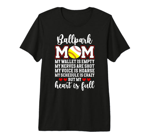 Baseball Softball Mom Proud Softball T-Shirt - Minimalist Print Men Women - T-Shirt, Sweatshirt, Hoodie