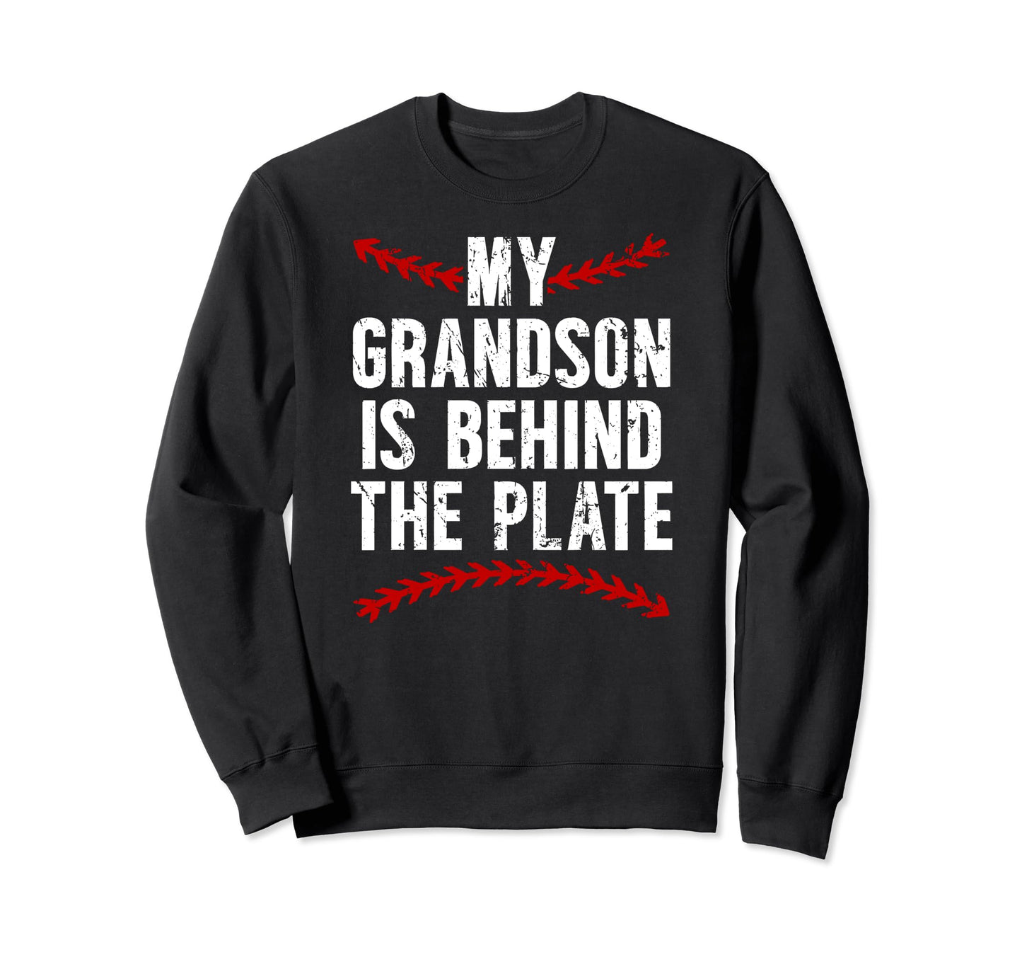 Baseball Catcher Grandma Proud Sweatshirt - Custom Art Print Unisex - T-Shirt, Sweatshirt, Hoodie