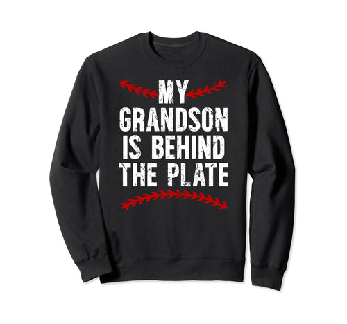 Baseball Catcher Grandma Proud Sweatshirt - Custom Art Print Unisex - T-Shirt, Sweatshirt, Hoodie