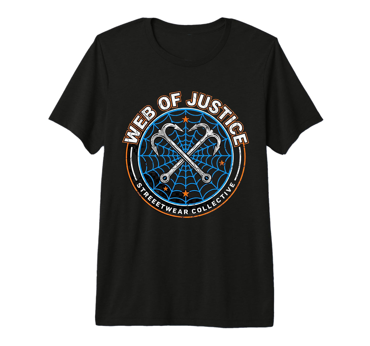 Web Justice Vigilante Grappling Hook T-Shirt - Unique Graphic Men Women - T-Shirt, Sweatshirt, Hoodie