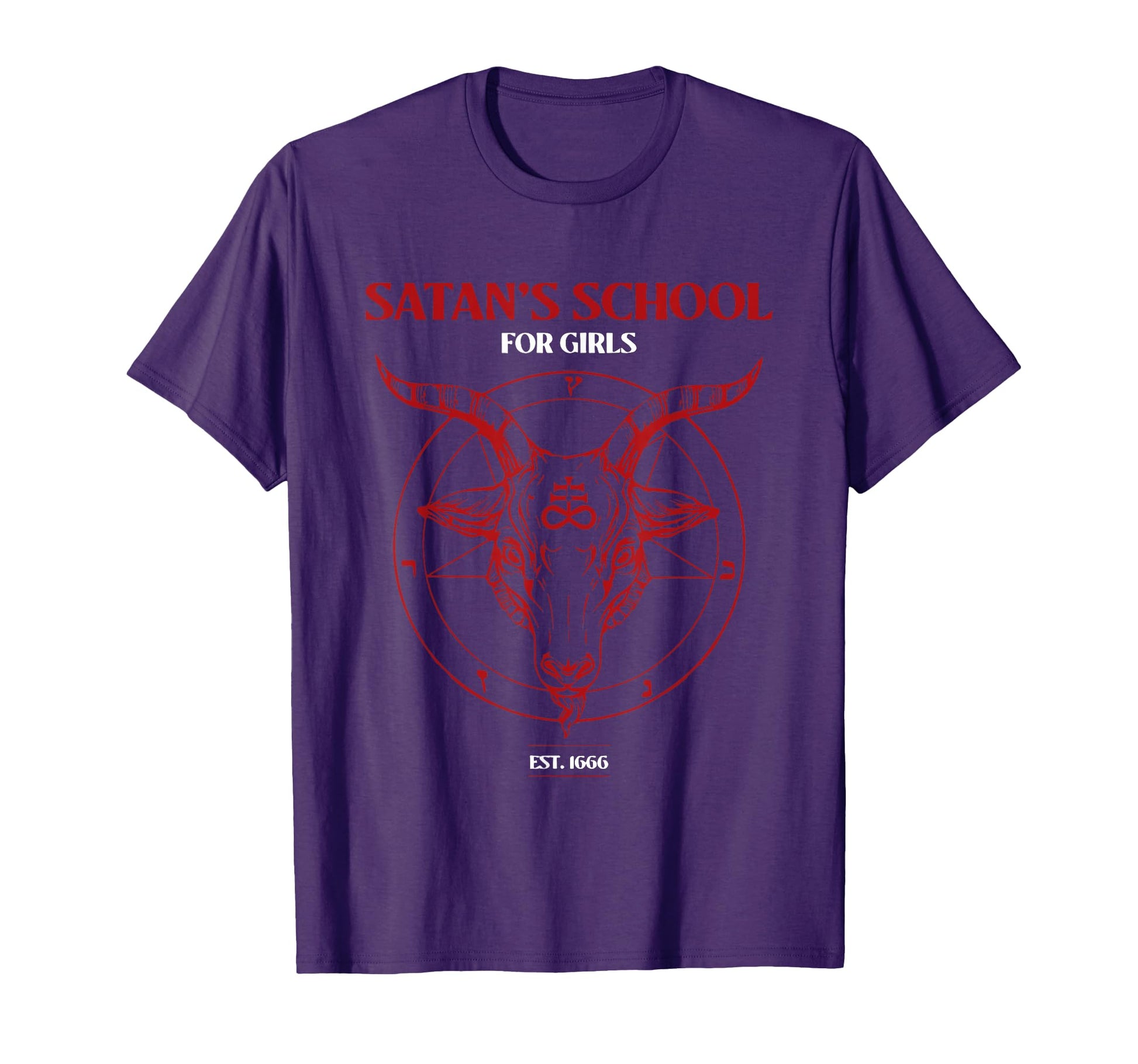 Satans School Baphomet Mallgoth Sadgirl T-Shirt - Aesthetic Graphic Unisex - T-Shirt, Sweatshirt, Hoodie