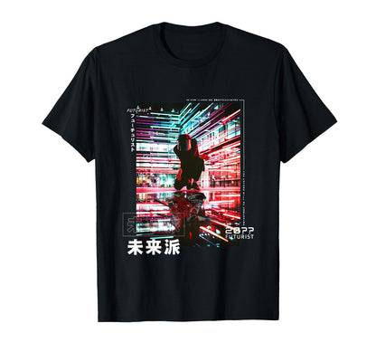Radiant Futuristic Cyberpunk T-Shirt - Fun Novelty Design Men Women - T-Shirt, Sweatshirt, Hoodie