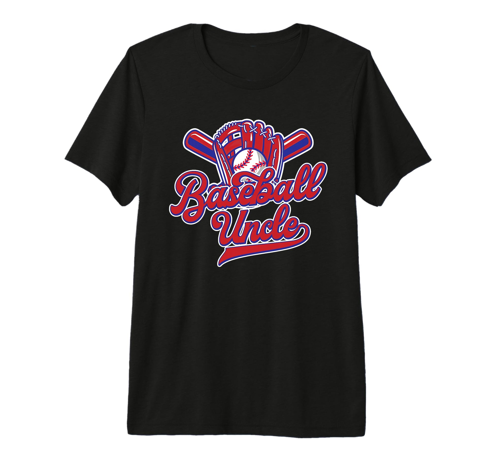 Mens Baseball Uncle Baseball Player T-Shirt - Minimalist Print Unisex - T-Shirt, Sweatshirt, Hoodie