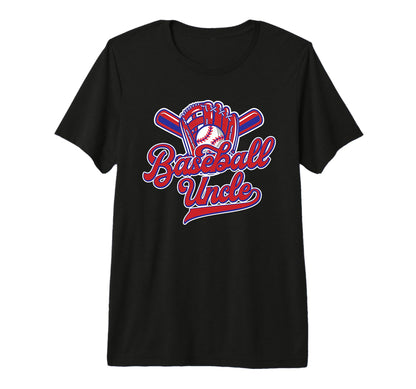 Mens Baseball Uncle Baseball Player T-Shirt - Minimalist Print Unisex - T-Shirt, Sweatshirt, Hoodie