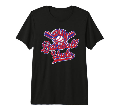 Mens Baseball Uncle Baseball Player T-Shirt - Minimalist Print Unisex - T-Shirt, Sweatshirt, Hoodie