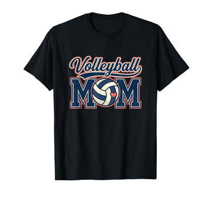 Volleyball Mom Heart Club Volleyball Ds T-Shirt - Trendy Graphic Men Women - T-Shirt, Sweatshirt, Hoodie