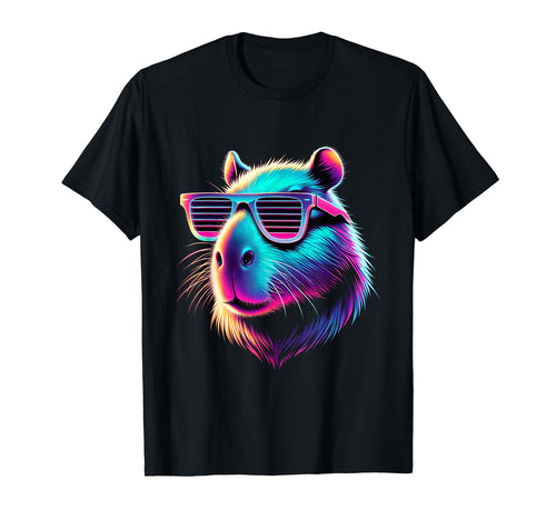 Funny Capybara Vaporwave Aesthetic T-Shirt - Streetwear Style Men Women - T-Shirt, Sweatshirt, Hoodie