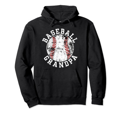 Baseball Grandpa Baseball Player Grandpa Hoodie - Graphic Print for Adults - T-Shirt, Sweatshirt, Hoodie
