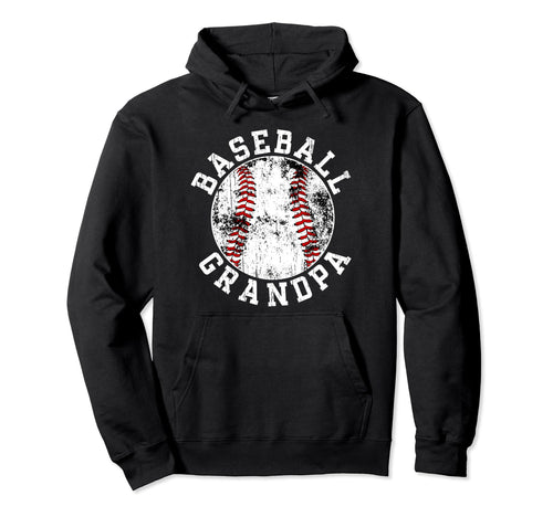 Baseball Grandpa Baseball Player Grandpa Hoodie - Graphic Print for Adults - T-Shirt, Sweatshirt, Hoodie