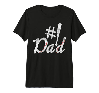 Baseball Player Dad Papa Fathers Day T-Shirt - Casual Everyday Wear Unisex - T-Shirt, Sweatshirt, Hoodie