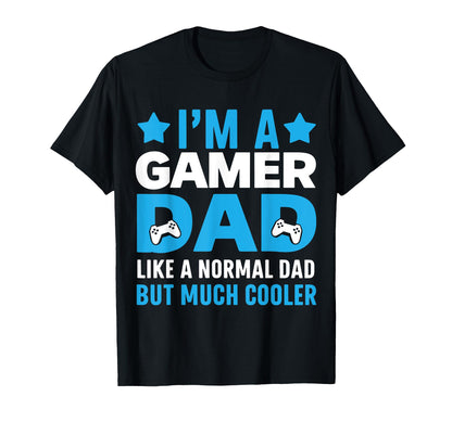 Gamer Dad Funny Fathers Day Daddy T-Shirt - Aesthetic Graphic for Adults - T-Shirt, Sweatshirt, Hoodie