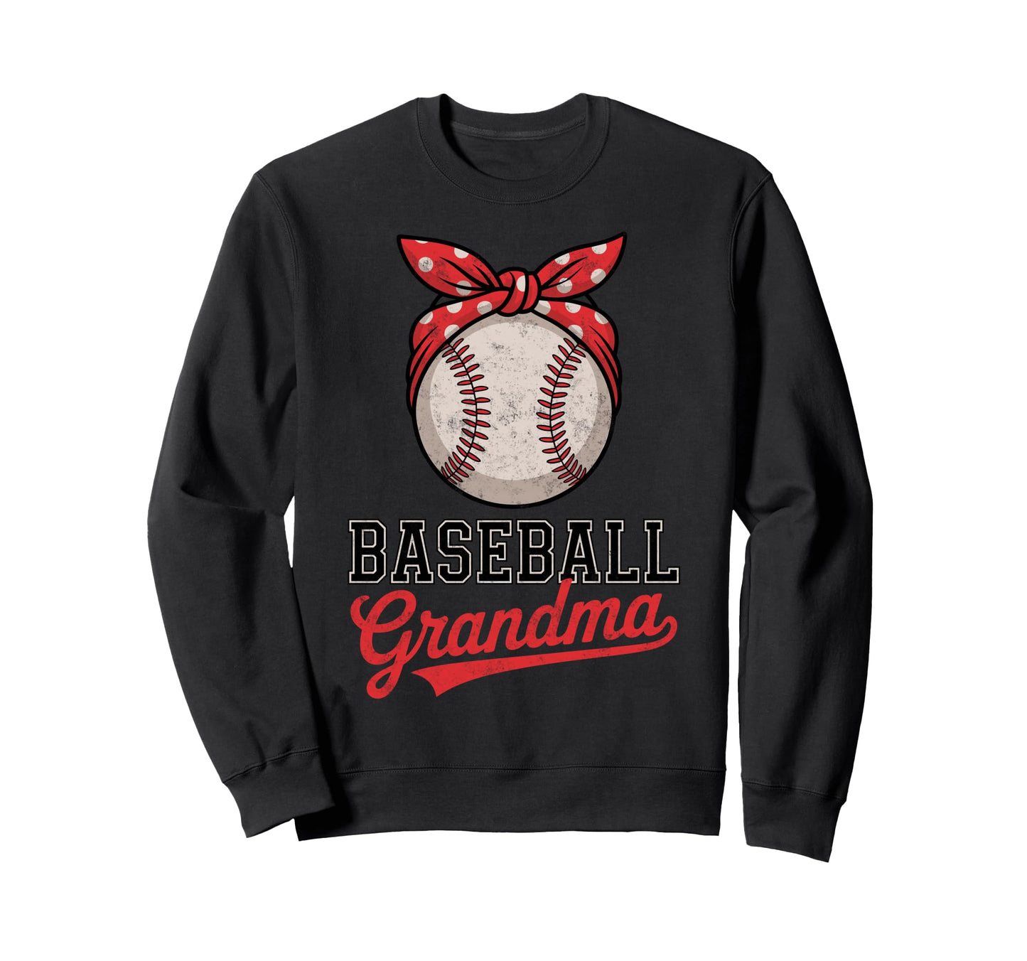 Baseball Nana Grandma Player Fan Sweatshirt - Trendy Graphic for Adults - T-Shirt, Sweatshirt, Hoodie