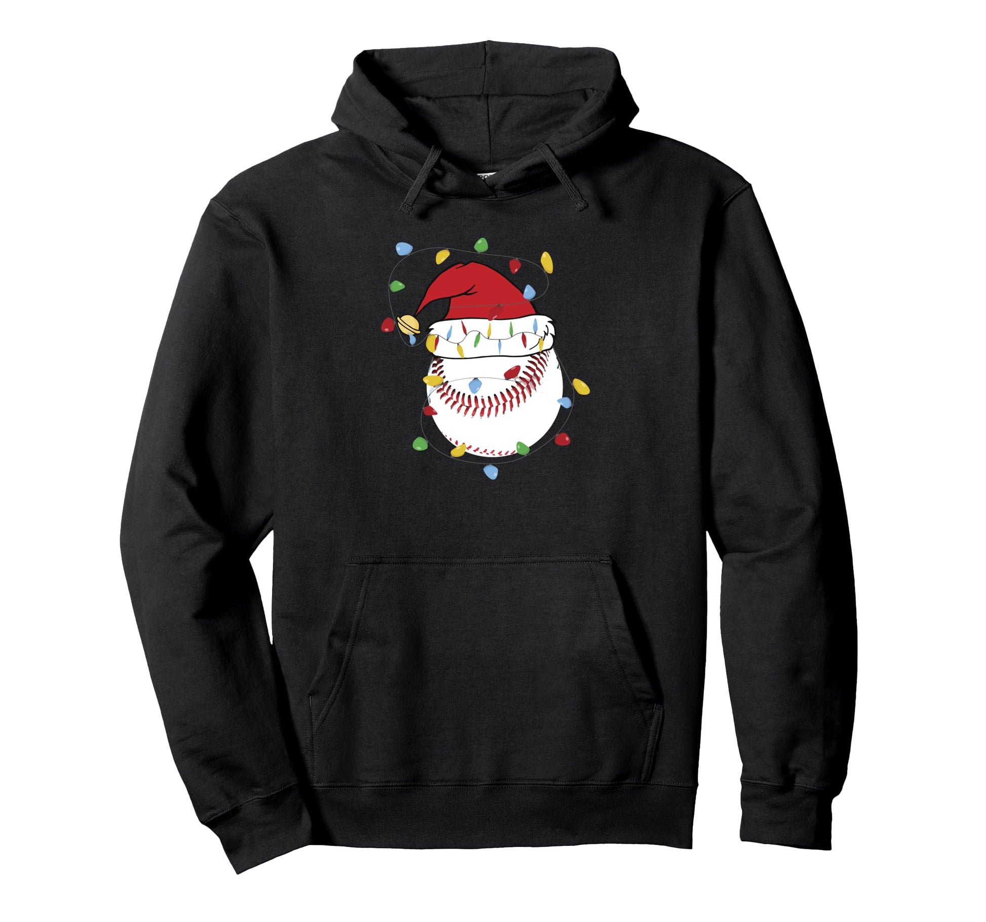 Baseball Santa Matching Family Hoodie - Streetwear Style for Adults - T-Shirt, Sweatshirt, Hoodie