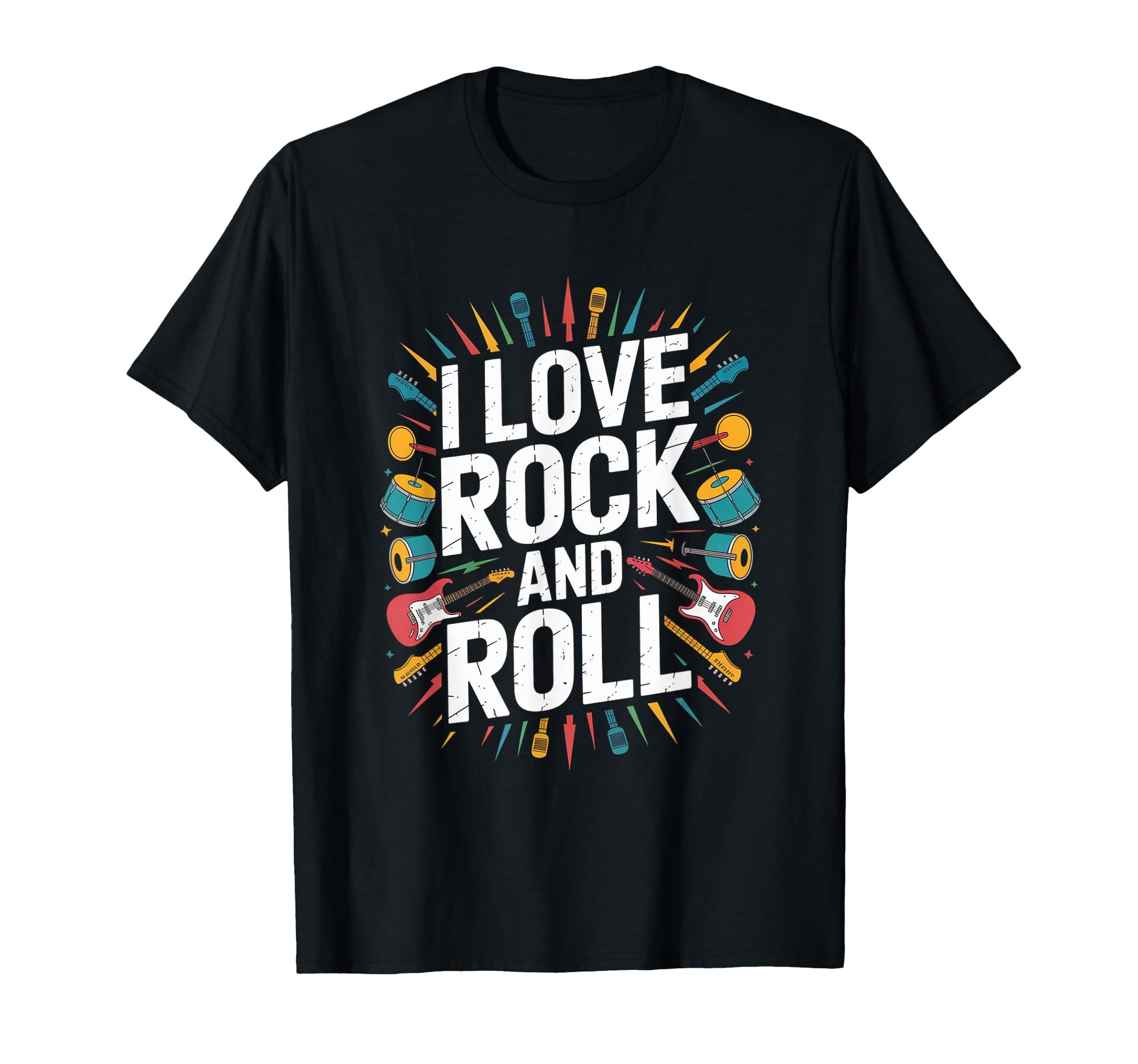 I Love Rock And Roll Iconic Statement T-Shirt - Streetwear Style Men Women - T-Shirt, Sweatshirt, Hoodie