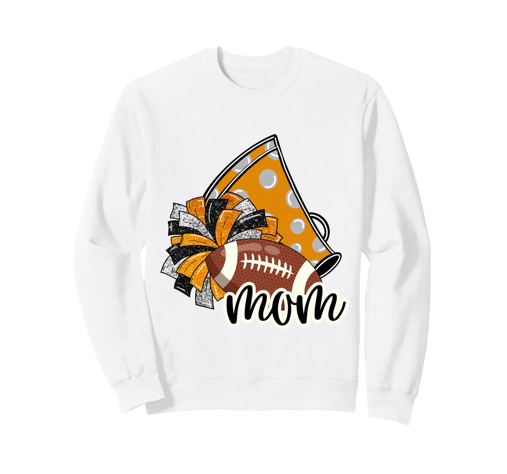 Cheerleader Mom Game Day Cheer Sweatshirt - Custom Art Print Unisex - T-Shirt, Sweatshirt, Hoodie