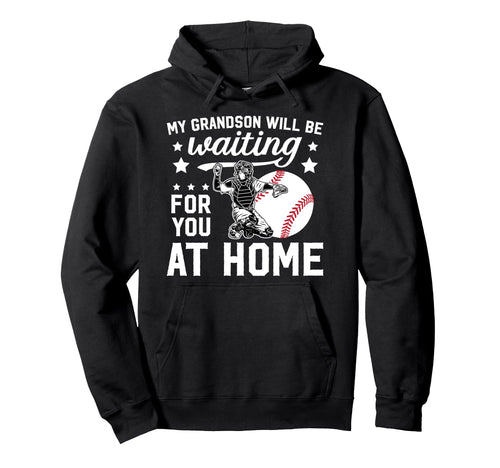 Funny Baseball Catcher Grandma Hoodie - Custom Art Print for Adults - T-Shirt, Sweatshirt, Hoodie