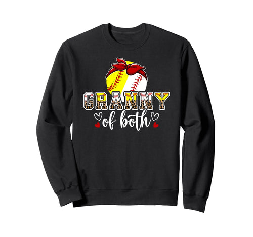 Granny Both Leopard Softball Sweatshirt - Custom Art Print for Adults - T-Shirt, Sweatshirt, Hoodie