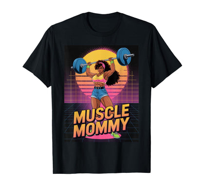 Anime Muscle Mommy Weightlifting Fitness T-Shirt - Graphic Print Men Women - T-Shirt, Sweatshirt, Hoodie