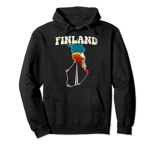 Finland Finnish Country Rainbow Hoodie - Casual Everyday Wear Men Women - T-Shirt, Sweatshirt, Hoodie