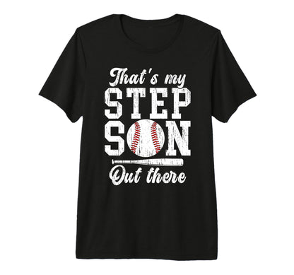 Mens Thats My Stepson Baseball Stepdad T-Shirt - Trendy Graphic Unisex - T-Shirt, Sweatshirt, Hoodie