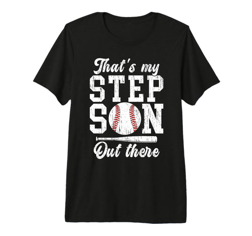 Mens Thats My Stepson Baseball Stepdad T-Shirt - Trendy Graphic Unisex - T-Shirt, Sweatshirt, Hoodie